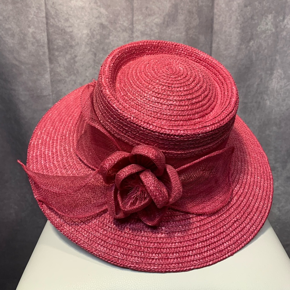 Pink Derby Hat